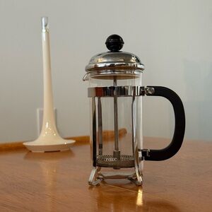 PYREX Glass USA Atomic Vintage Bodum Stainless Steel French Press Coffee Maker